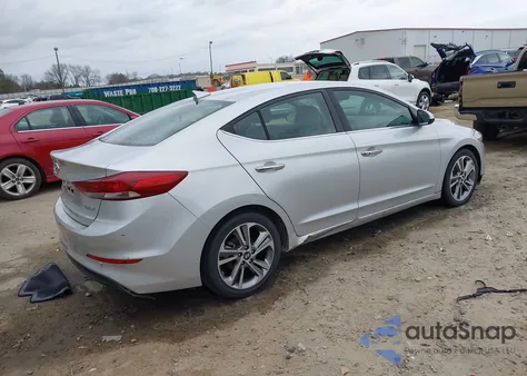 2017 Hyundai Elantra Limited из США, поврежденный, VIN 5NPD84LF5HH072733